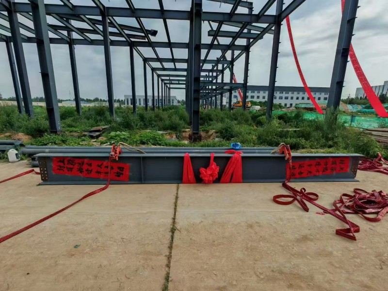 Yongcheng Xingye altzairuaren egitura enpresa Hebei Bosheng Food Tailerraren eraikuntza bizkorra